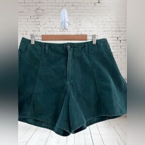 We The Free Summer Days Cord Shorts Green Size 31 New With T